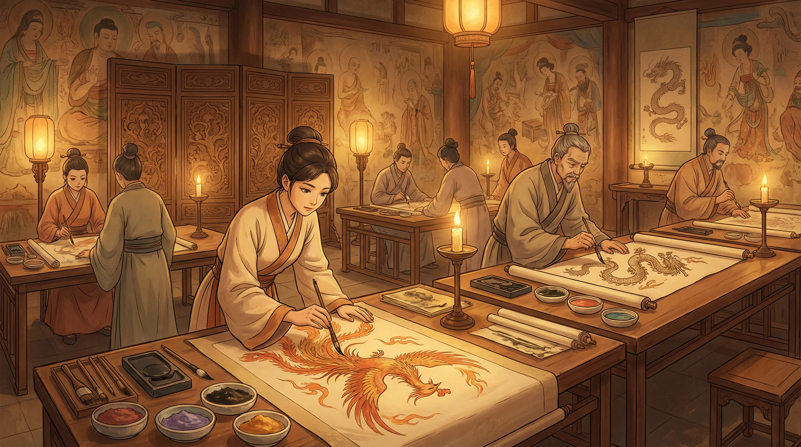 画师入驻 - 电视剧野鸭子下载 国风动漫画师